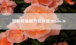 智能控温磁力搅拌器2024-06-30