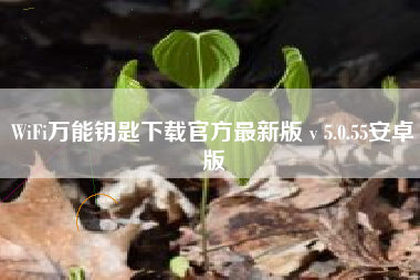 WiFi万能钥匙下载官方最新版 v 5.0.55安卓版